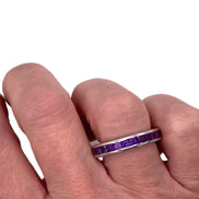 'Royal Amethyst' Full Eternity Ring