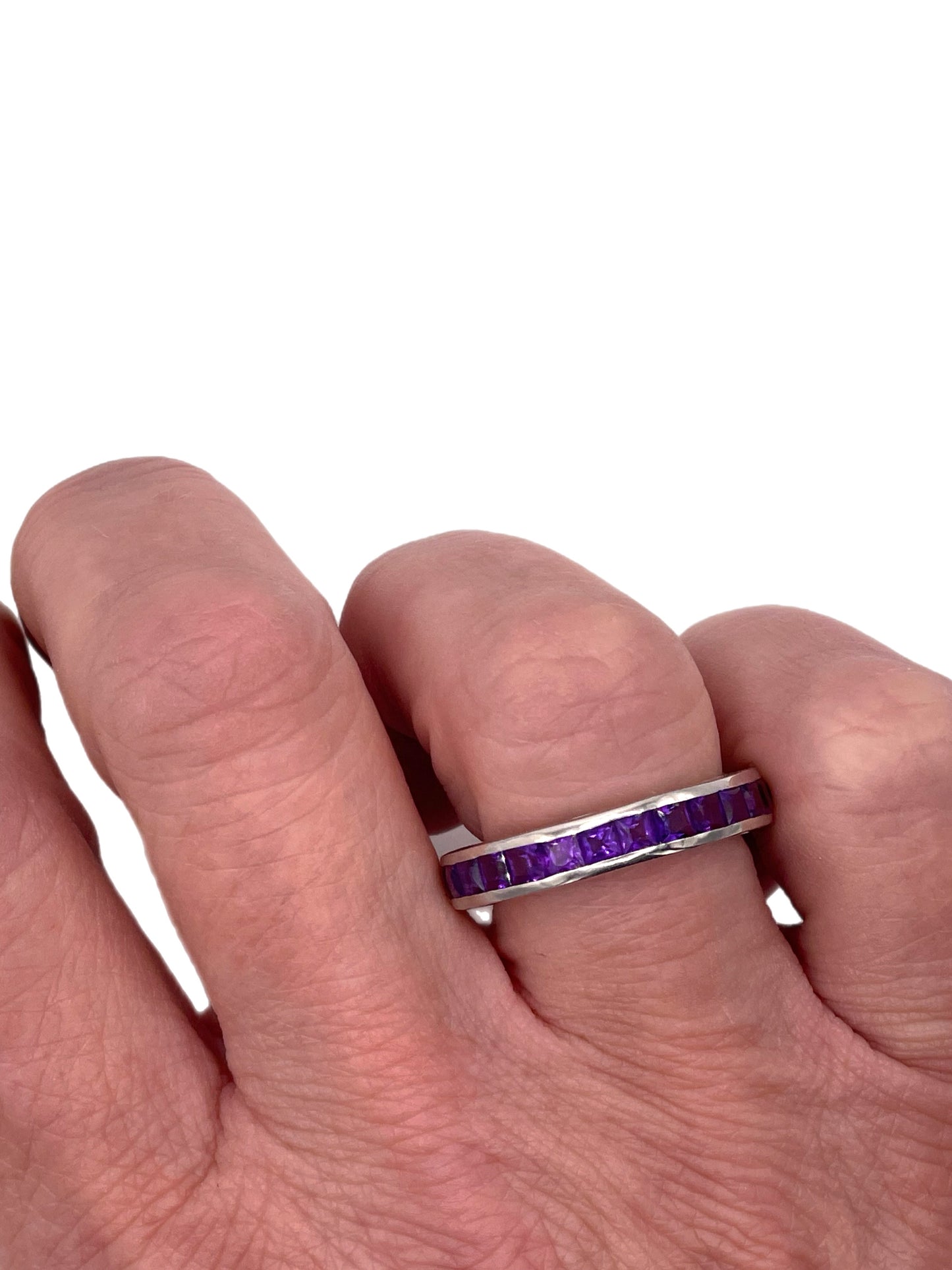 'Royal Amethyst' Full Eternity Ring