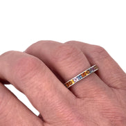 'Multi Sapphire' Full Eternity Ring