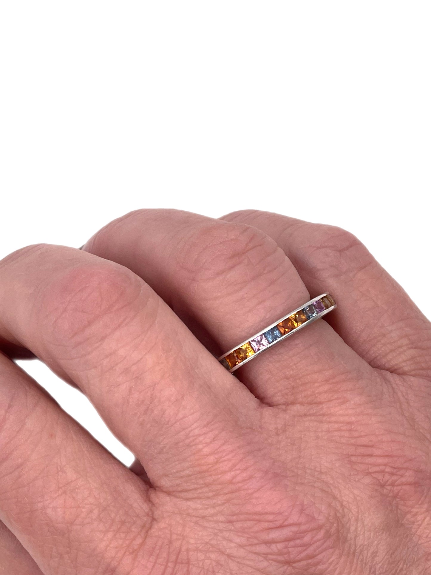 'Multi Sapphire' Full Eternity Ring