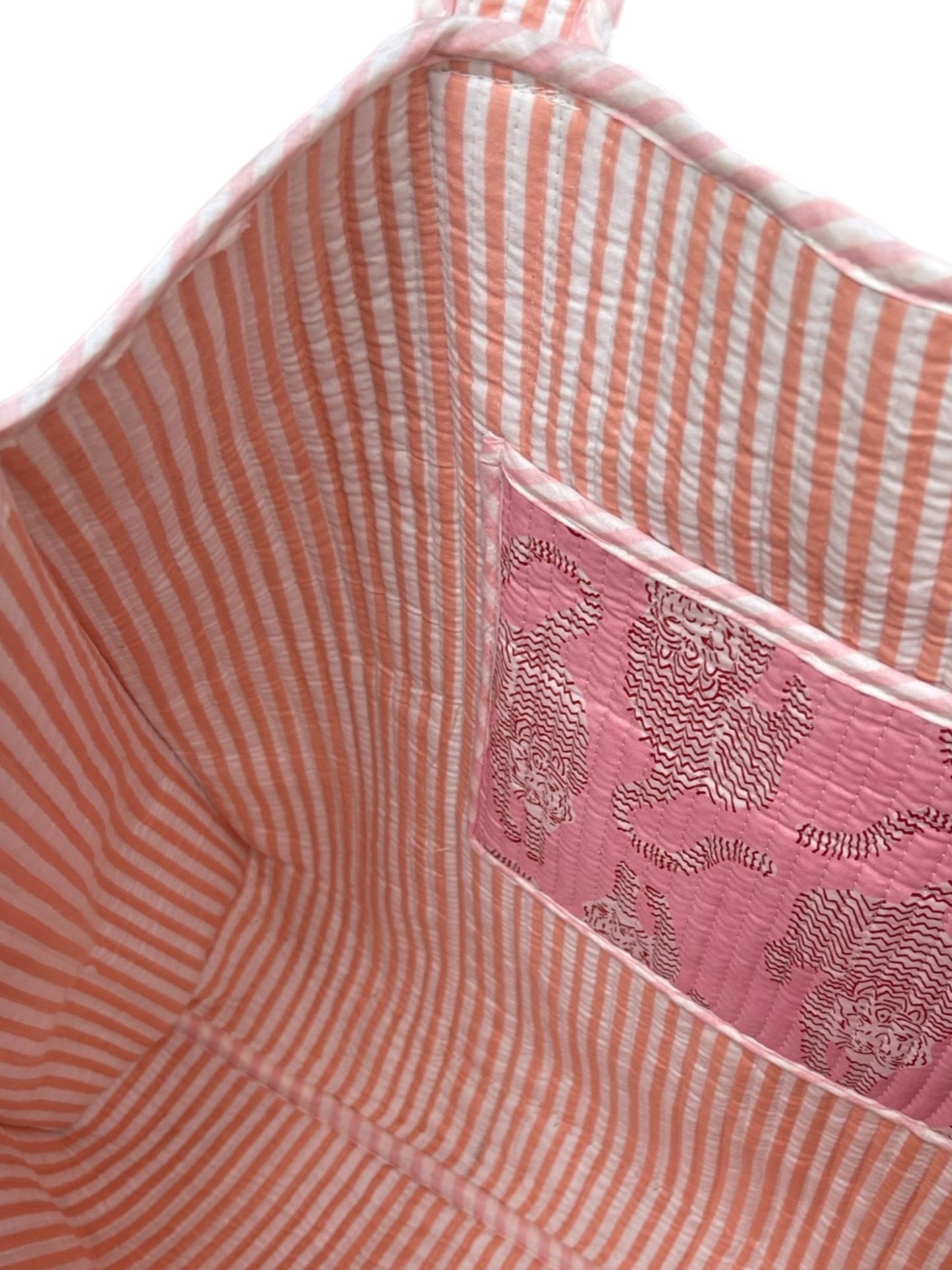 Pink 'Tiger' Tote Bag