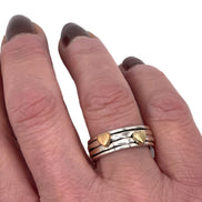 Heart Spinning Rings