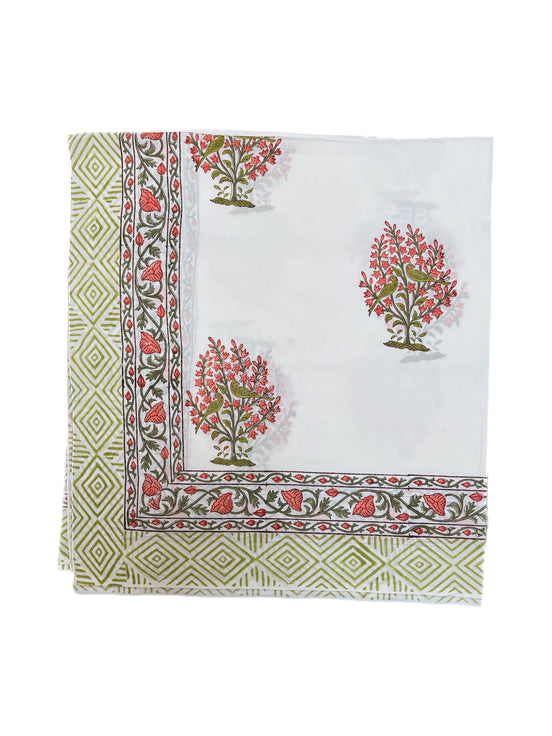 'Parrot Trees' Hand Block Printed Sarong