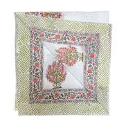 'Parrot Trees' Hand Block Printed Sarong
