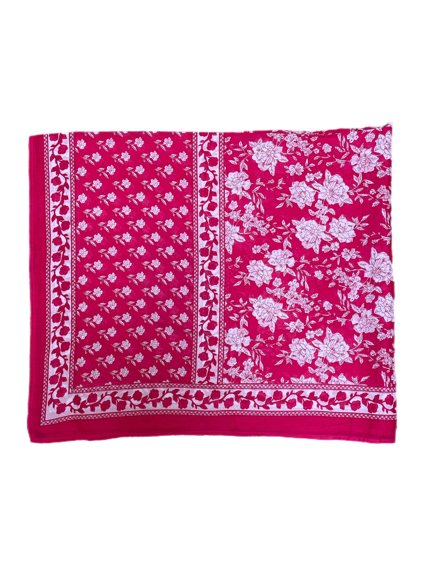 'Intense Pink Floral' Sarong