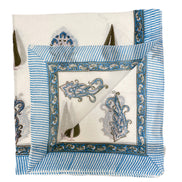 'Alexandra' Hand Block Printed Sarong