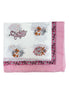 'Orange and Fuchsia' Hand Block Printed Sarong