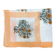 'Orange Tree' Hand Block Printed Sarong