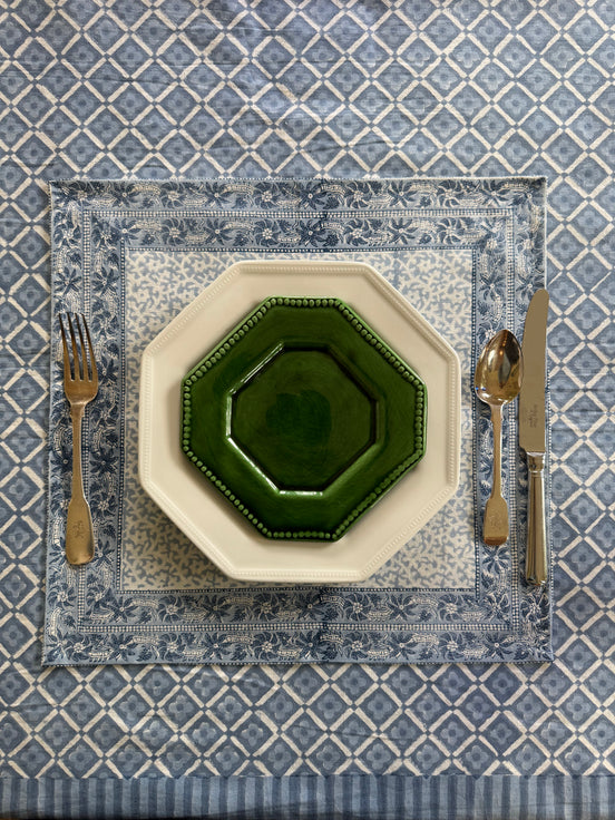 Blue Foliage Placemats - Set of 6
