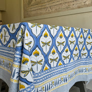 Blue & Yellow Dragon Fly Tablecloth
