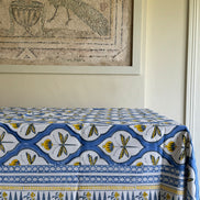 Blue & Yellow Dragon Fly Tablecloth