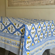 Blue & Yellow Dragon Fly Tablecloth