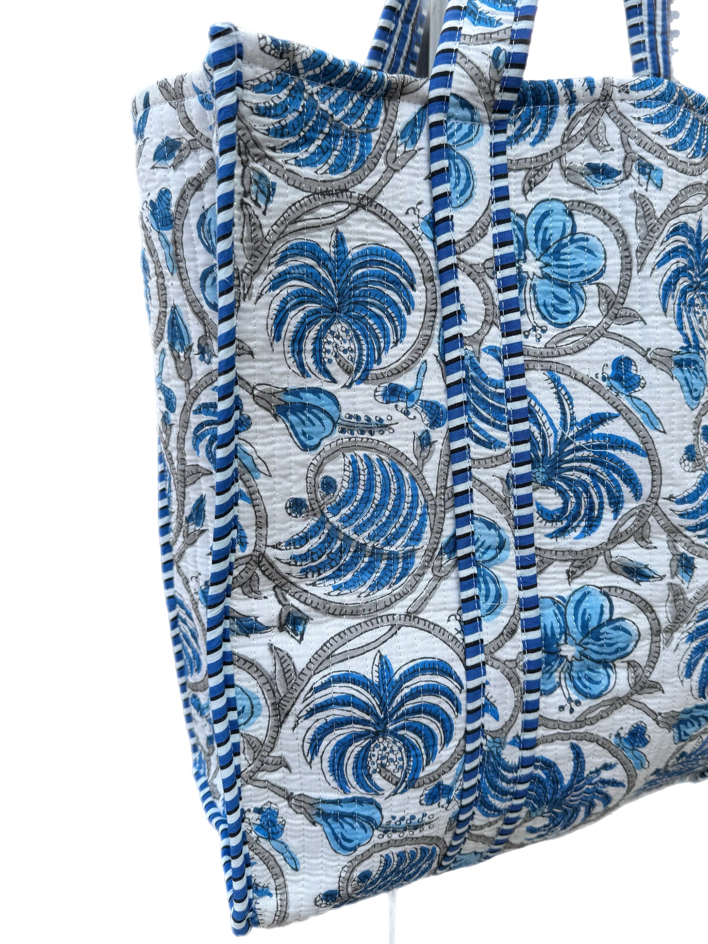 'Blue Palms' Tote Bag