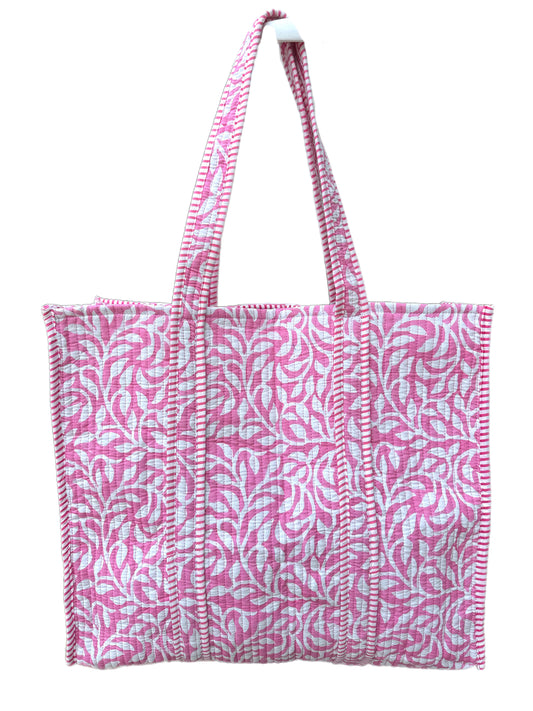 'Pink Fauna' Tote Bag