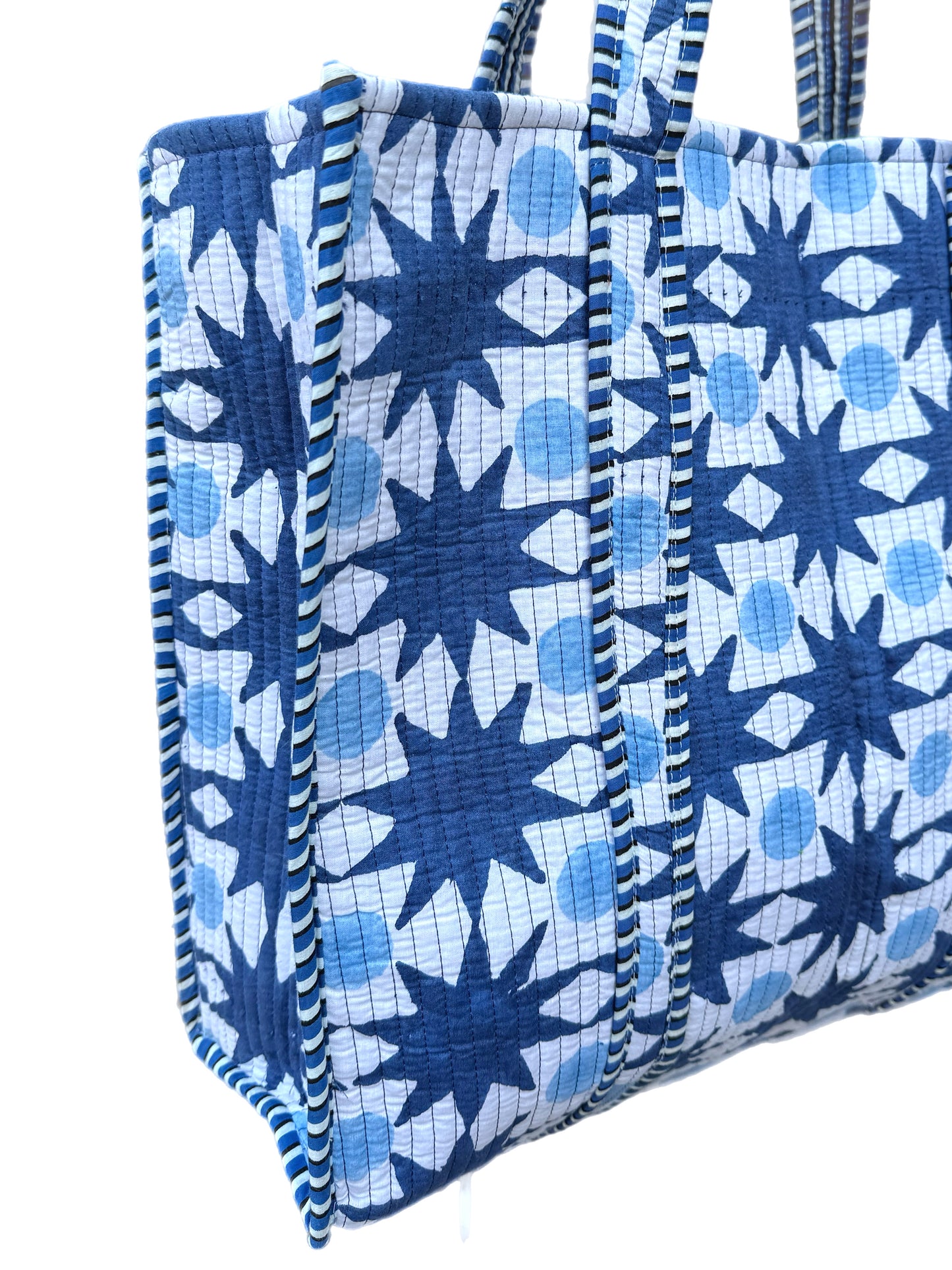 'Blue Star and Spot' Tote Bag