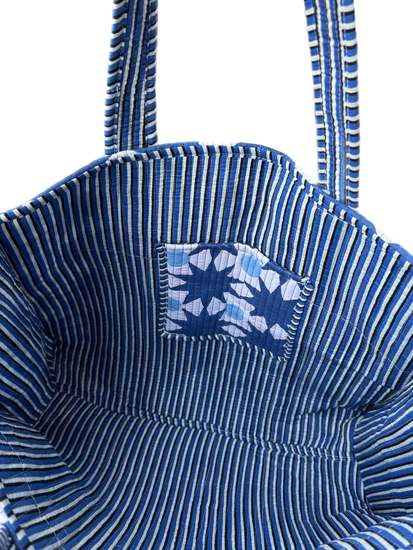 'Blue Star and Spot' Tote Bag