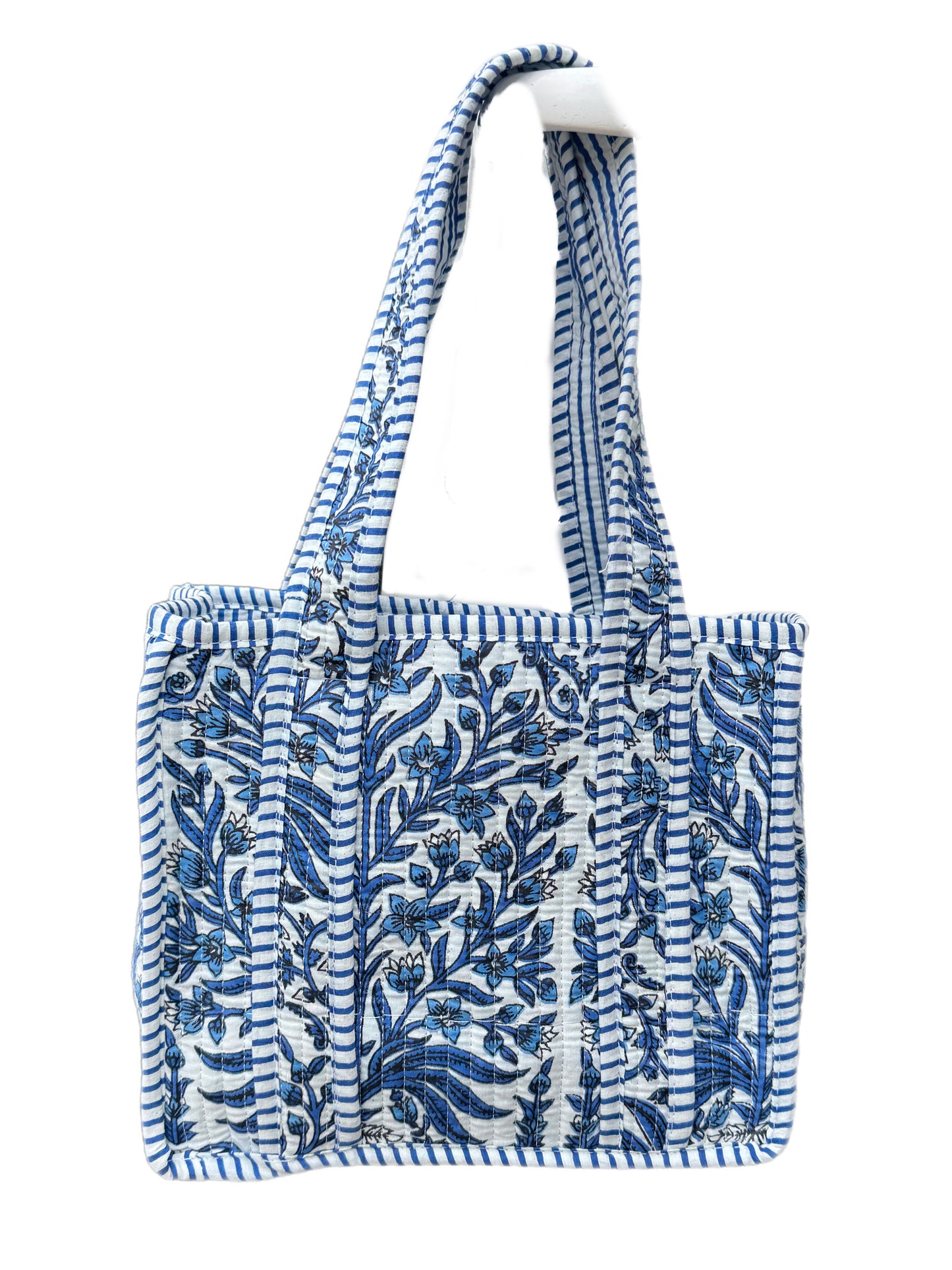 Mini 'Blue Fauna' Tote Bag