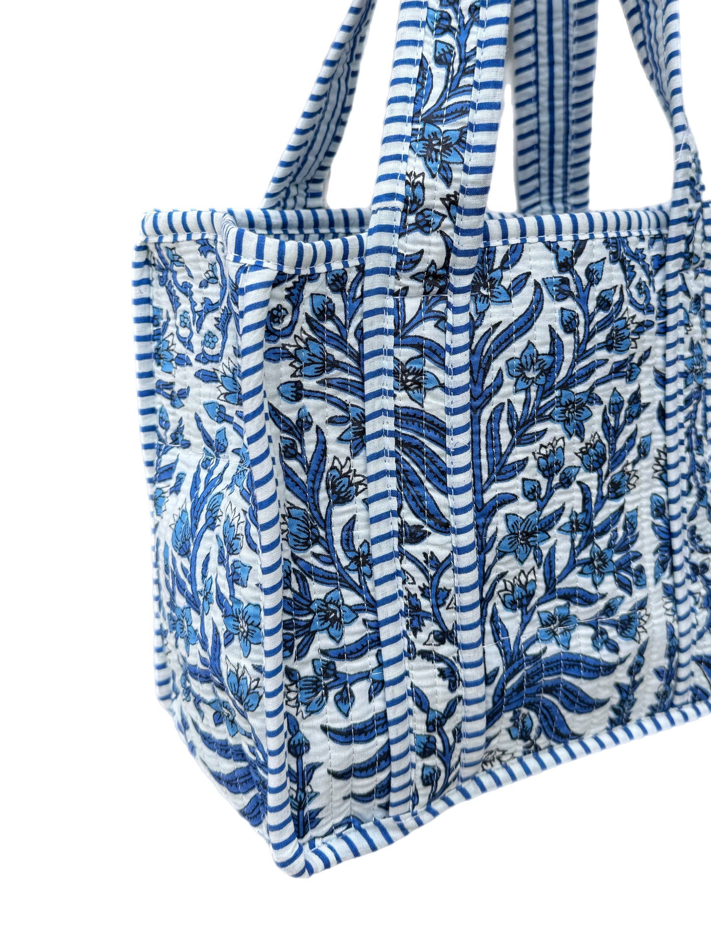 Mini 'Blue Fauna' Tote Bag