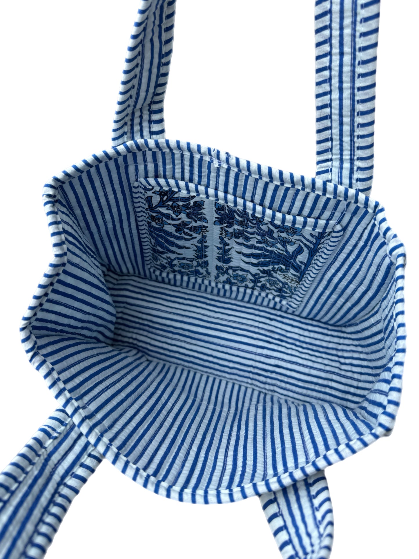 Mini 'Blue Fauna' Tote Bag