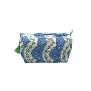 'Arles' Block Printed Sponge Bag/Washbag