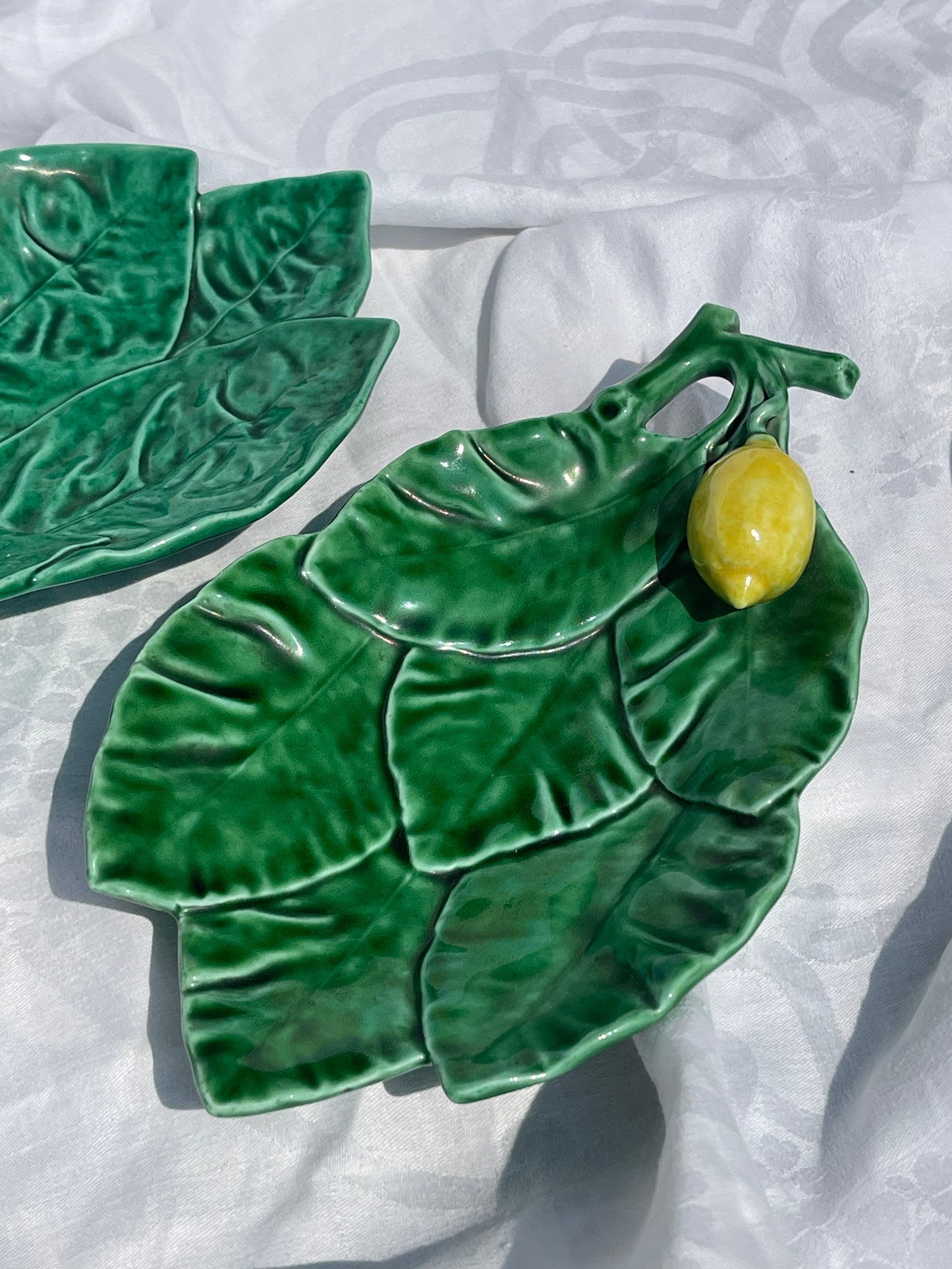 Portuguese Orange & Lemon Leaf Platters