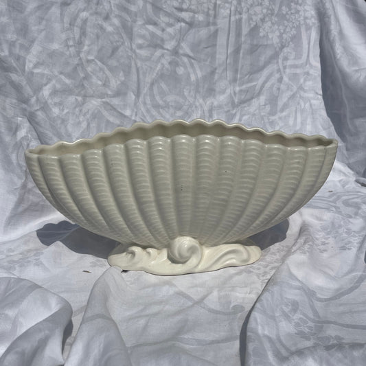 Antique Large Mantel Shell Vase