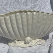 Antique Large Mantel Shell Vase
