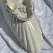 Antique Large Mantel Shell Vase
