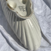 Antique Large Mantel Shell Vase