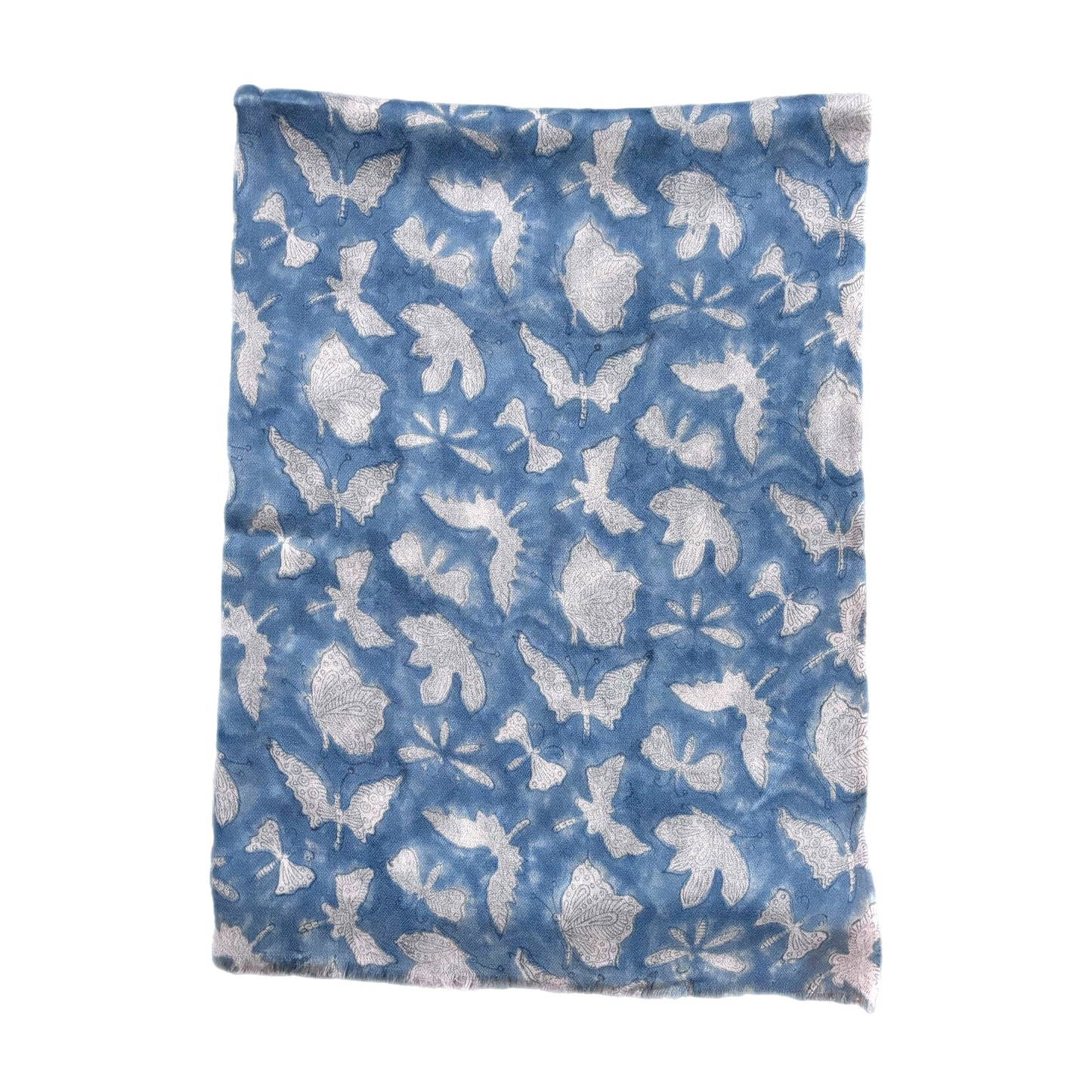 Blue Butterflies Pashmina