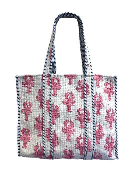 'Pink Lobster' Tote Bag