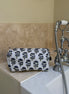 'Blue and Greeen Flower' Block Printed Sponge Bag/Washbag