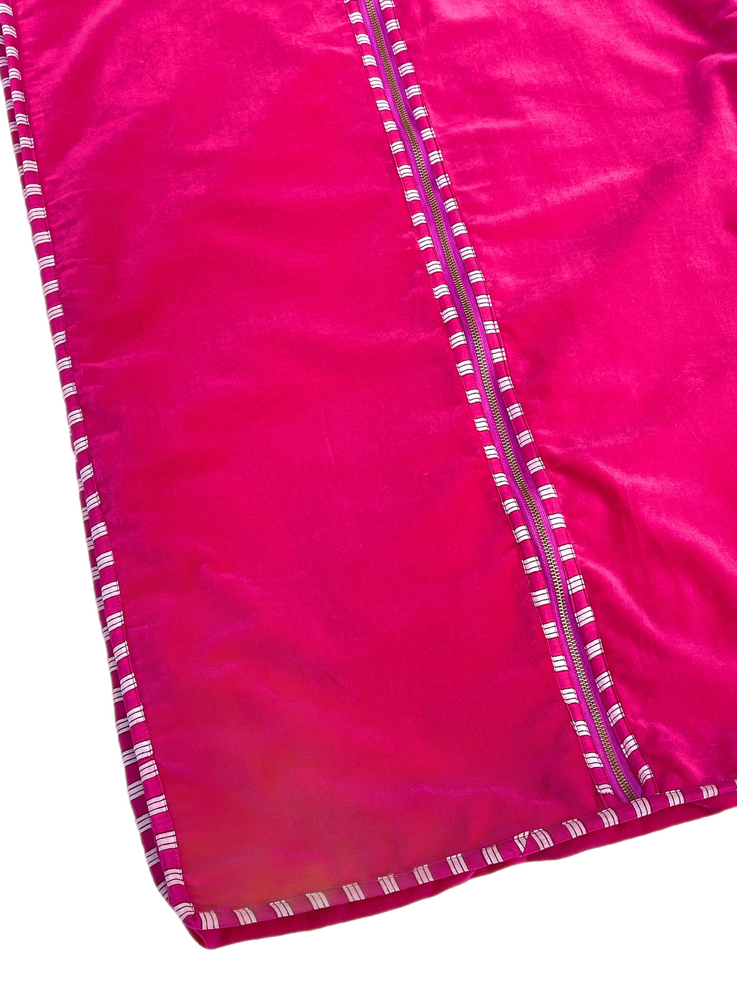 Bright Pink Velvet Clothes Cover/Garment Bag