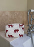 'Pink Leopard' Block Printed Sponge Bag/Washbag