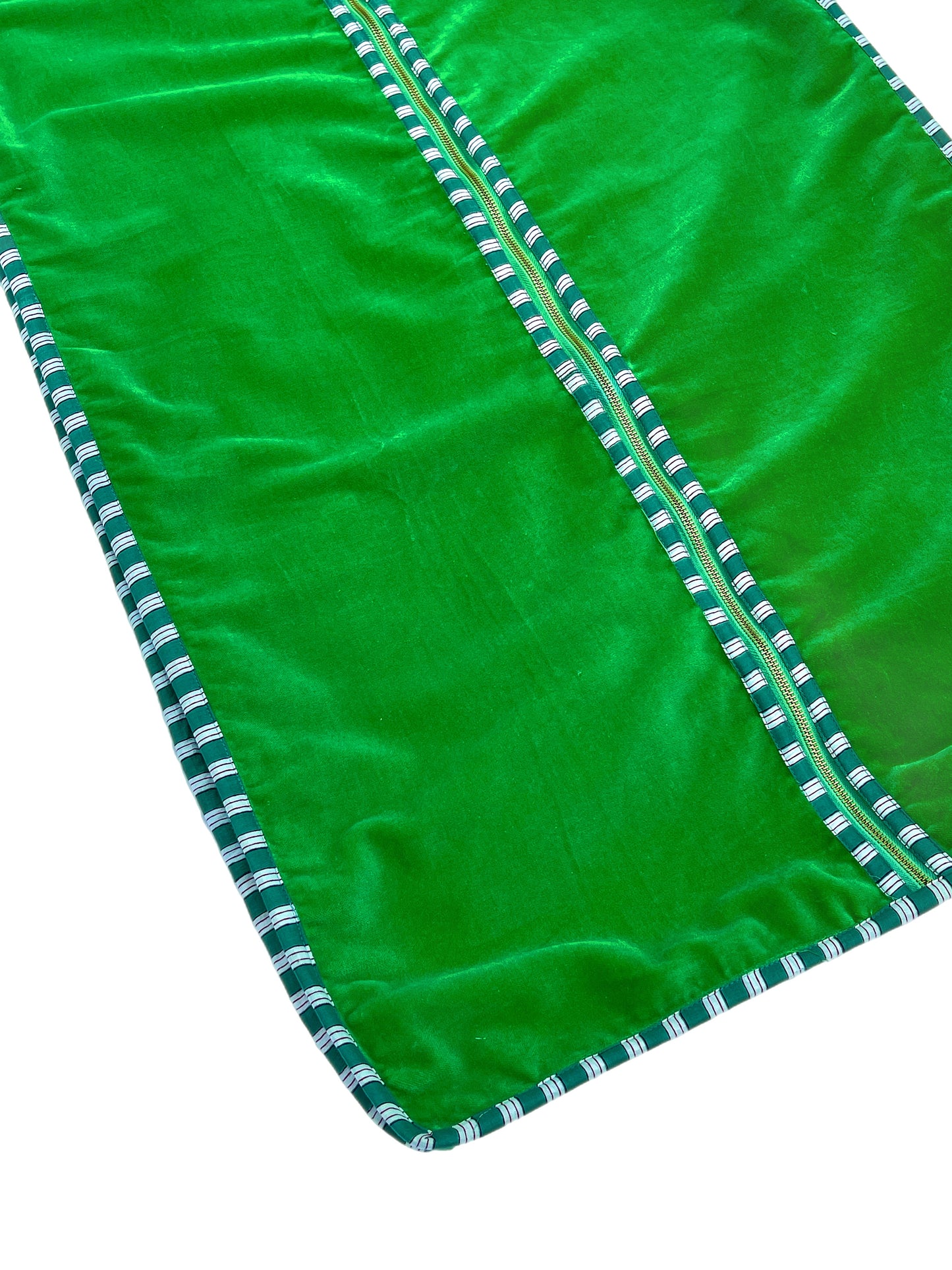 Bright Green Velvet Clothes Cover/Garment Bag