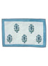 Electric Blue Foliage Quilted Cushion/Pillowcases