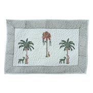 Goat & Palmtree Quilted Cushion/Pillowcases