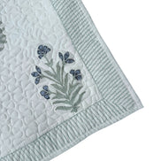 Blue Tree & Foliage Quilted Cushion/Pillowcases