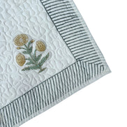 Yellow Shrub & Cypress Quilted Cushion/Pillowcases