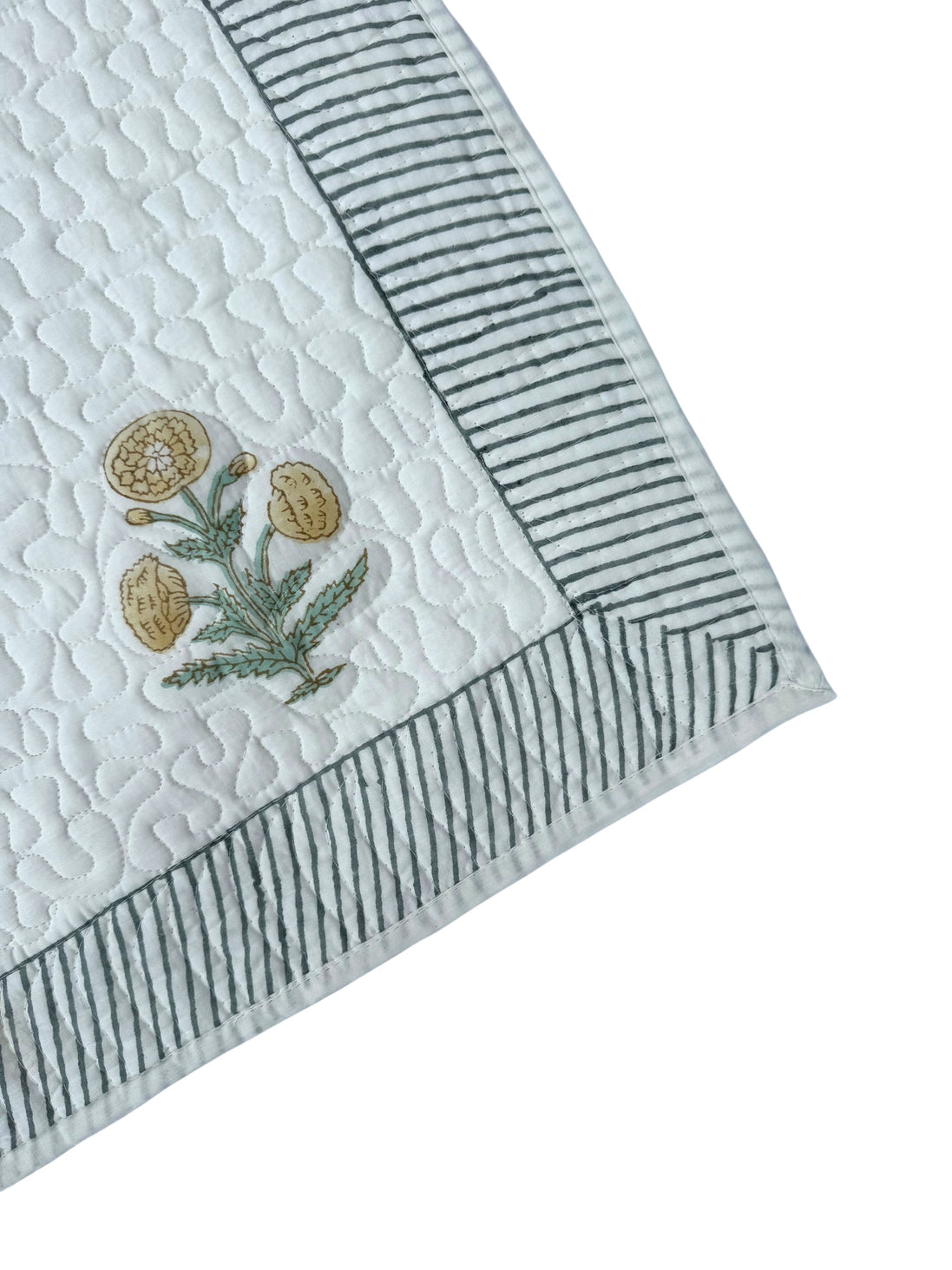 Yellow Shrub & Cypress Quilted Cushion/Pillowcases