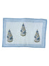Blue Leaf & Shrub Quilted Cushion/Pillowcases
