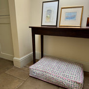 'Harry' Hand Block Printed Washable Dog Bed