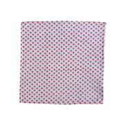 Baby Pink Hearts Block Print Napkins (Set of 4)