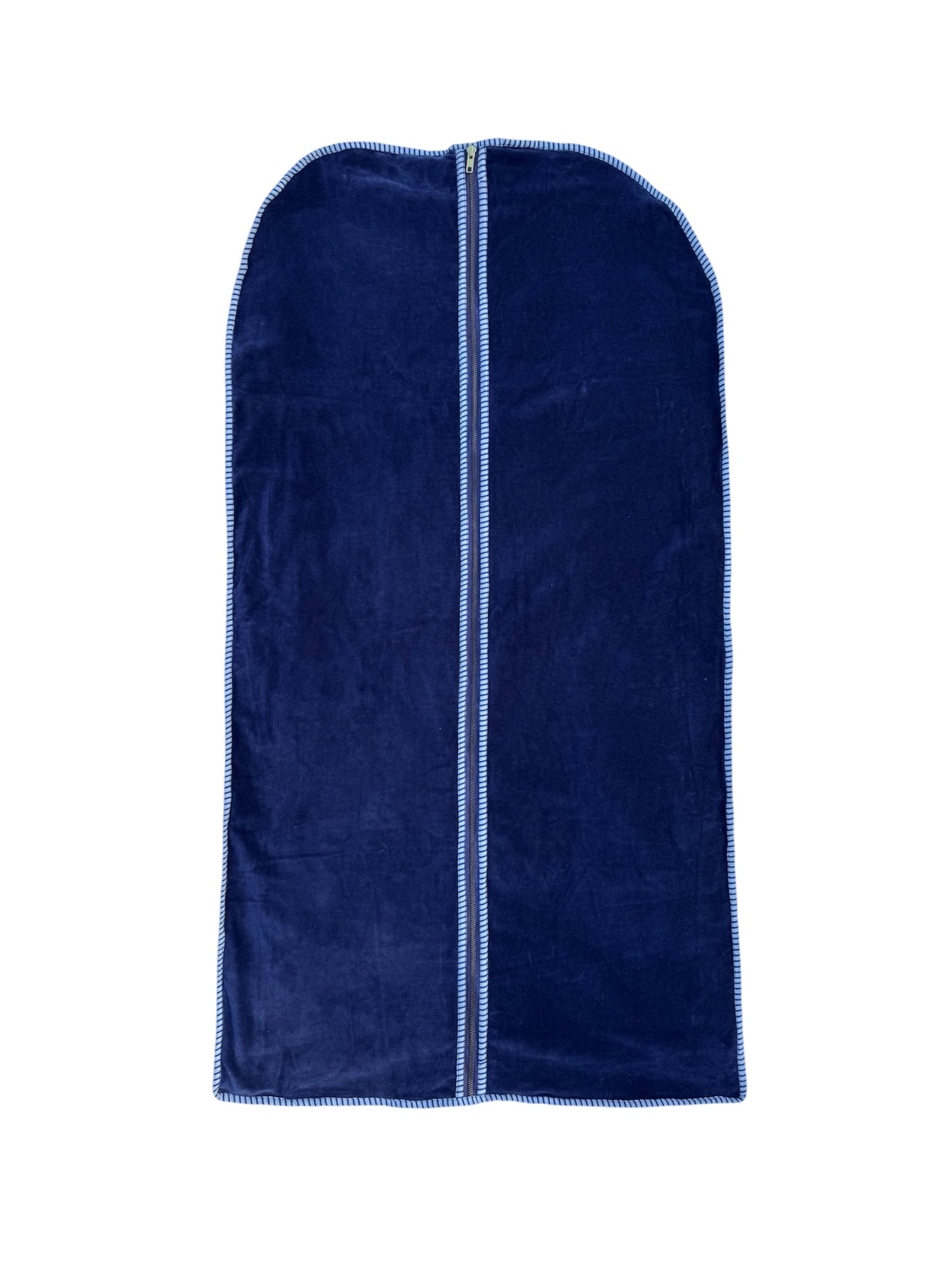 Navy Blue Velvet Clothes Cover/Garment Bag
