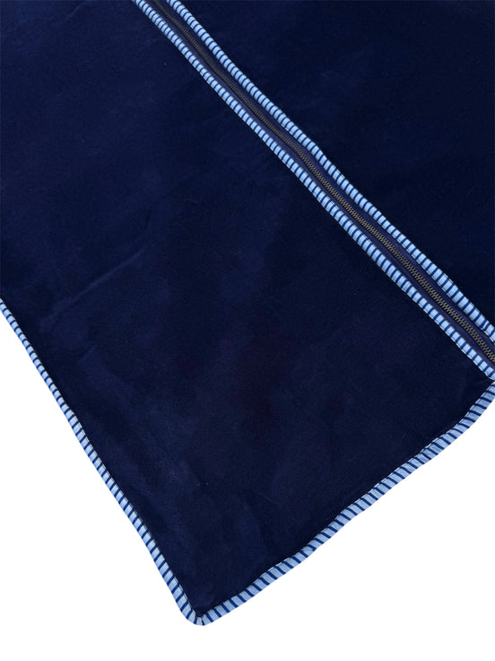 Navy Blue Velvet Clothes Cover/Garment Bag