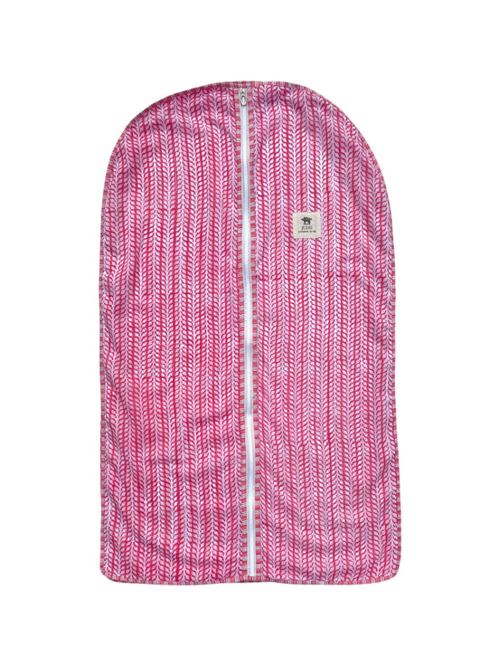'Palma' Pink Cotton Garment Bag – Clothes Cover