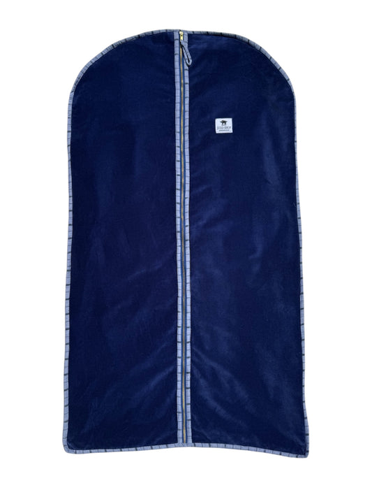 Navy Velvet Clothes Cover/Garment Bag