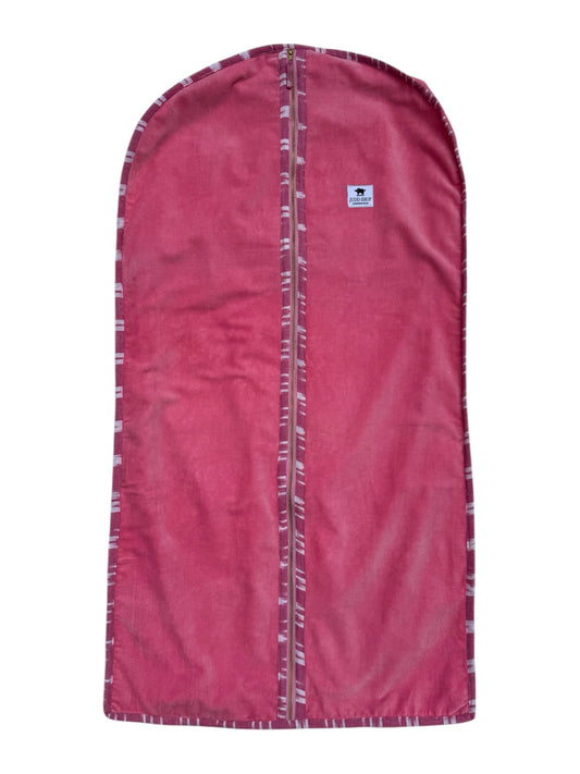 Pale Pink Velvet Clothes Cover/Garment Bag
