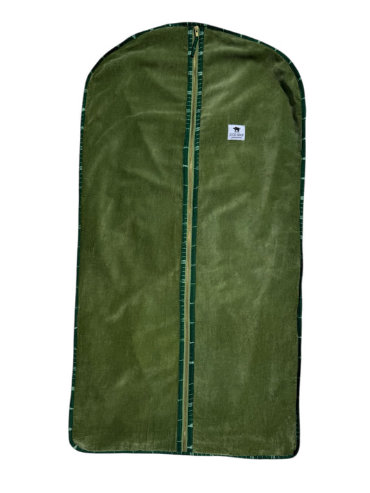 Pale Green Velvet Clothes Cover/Garment Bag