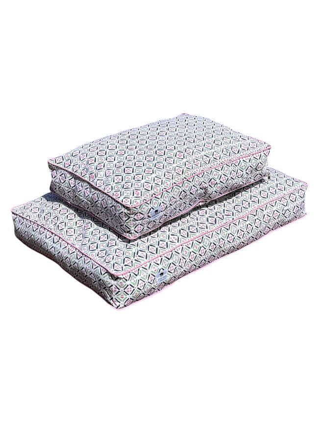 'Harry' Hand Block Printed Washable Dog Bed